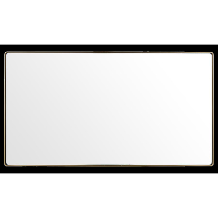 VARALUZ Kye 22X40 Rounded Rectangular Wall Mirror - Gold 4DMI0108
